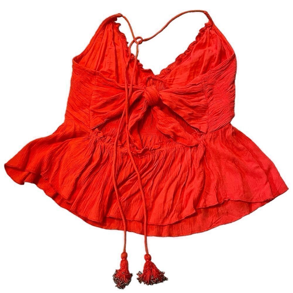Free People Hooked On You Halter Cropped Mini Skirt Set - Picture 6 of 11
